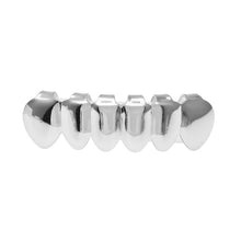 Load image into Gallery viewer, Rhinestone Top &amp; Bottom Gold Grill