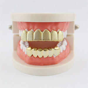 Bold G.OA.T Top And Bottom Grillz Set